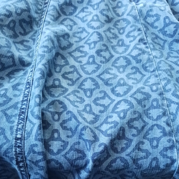 Coldwater Creek Blue Pleated Midi Skirt - Picture 4 of 7